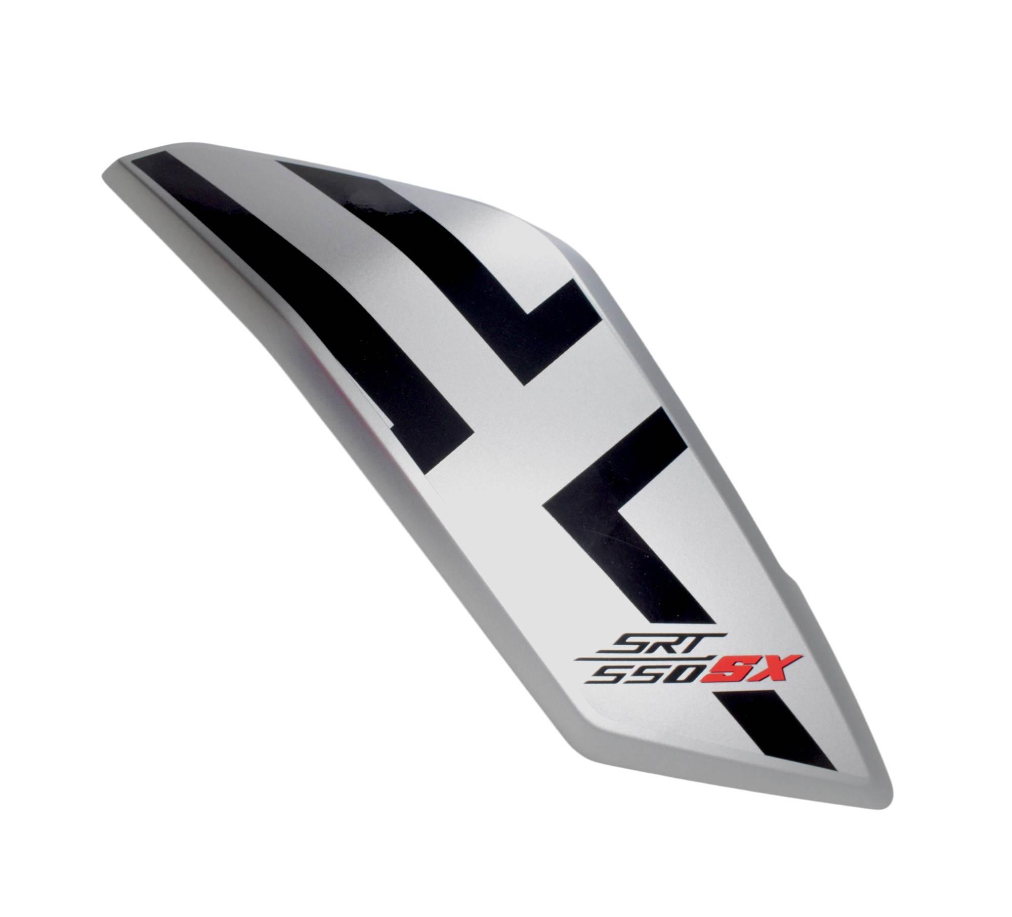 Osłona przednia lewa srebrna z naklejką srt550sx 65621PBS017Z-QJ - zdjęcie 2