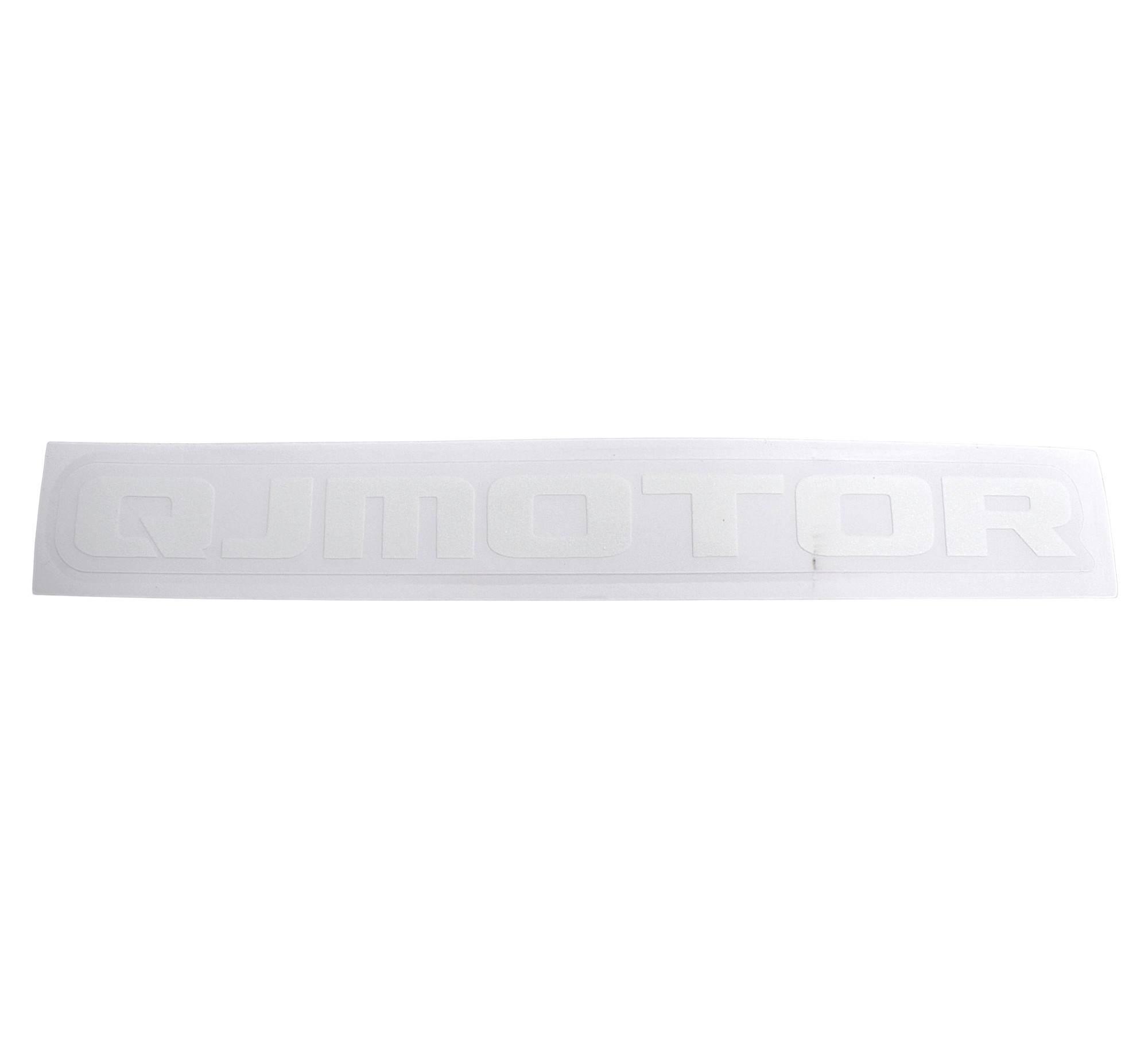 Naklejka "qjmotor" zbiornika paliwa srk800rr 05532PCDBK00-QJ