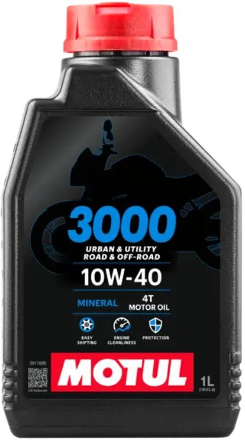 Olej silnikowy motul 3000 10w40 4t mineralny 1l OLM0118