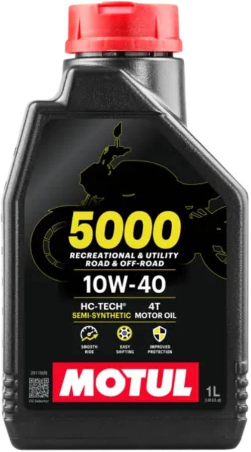 Olej silnikowy motul 5000 10w40 4t półsyntetyczny 1l OLM0119