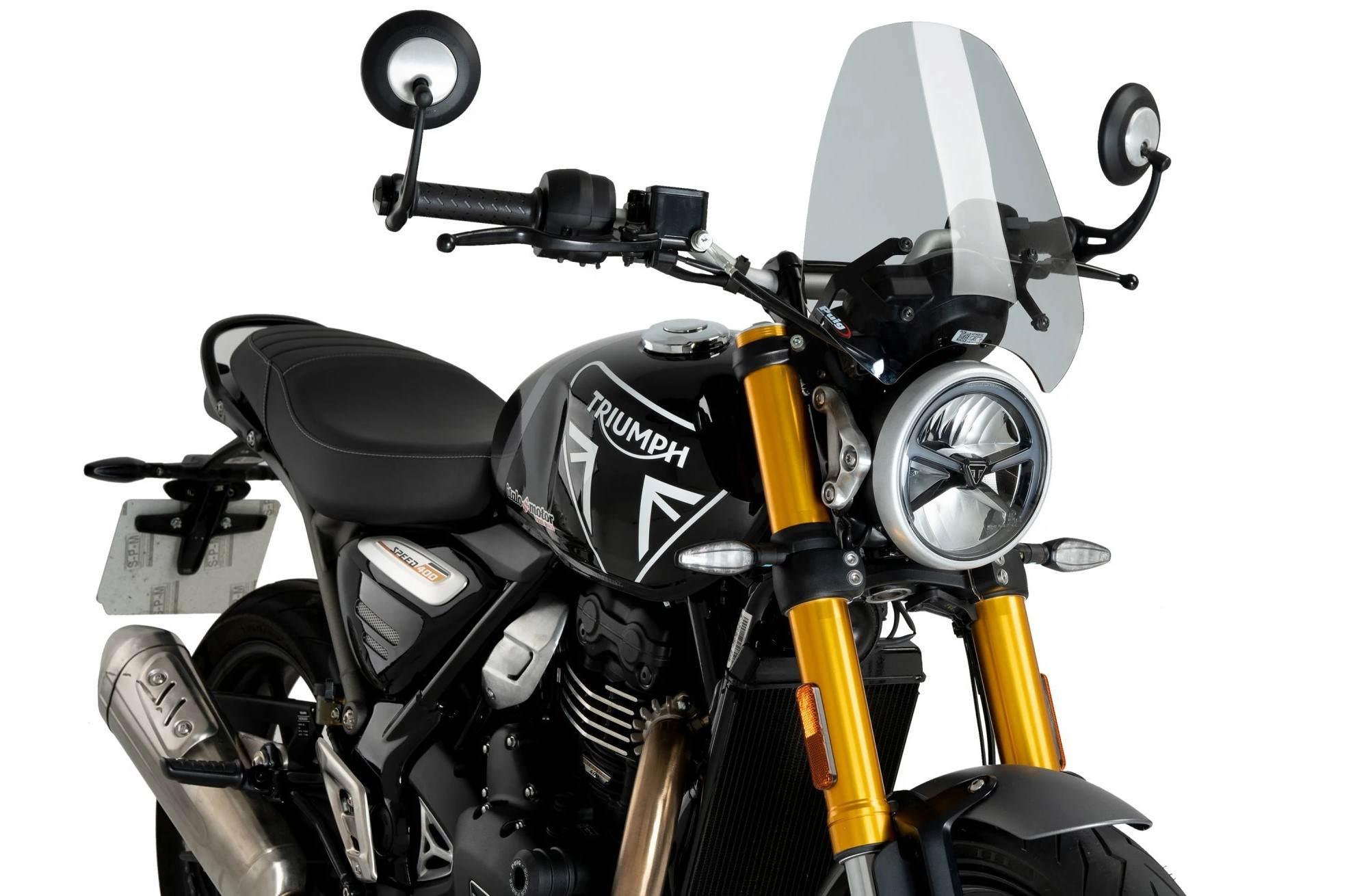 Szyba puig do triumph scrambler 400x / speed 400 24 (sport) lekko