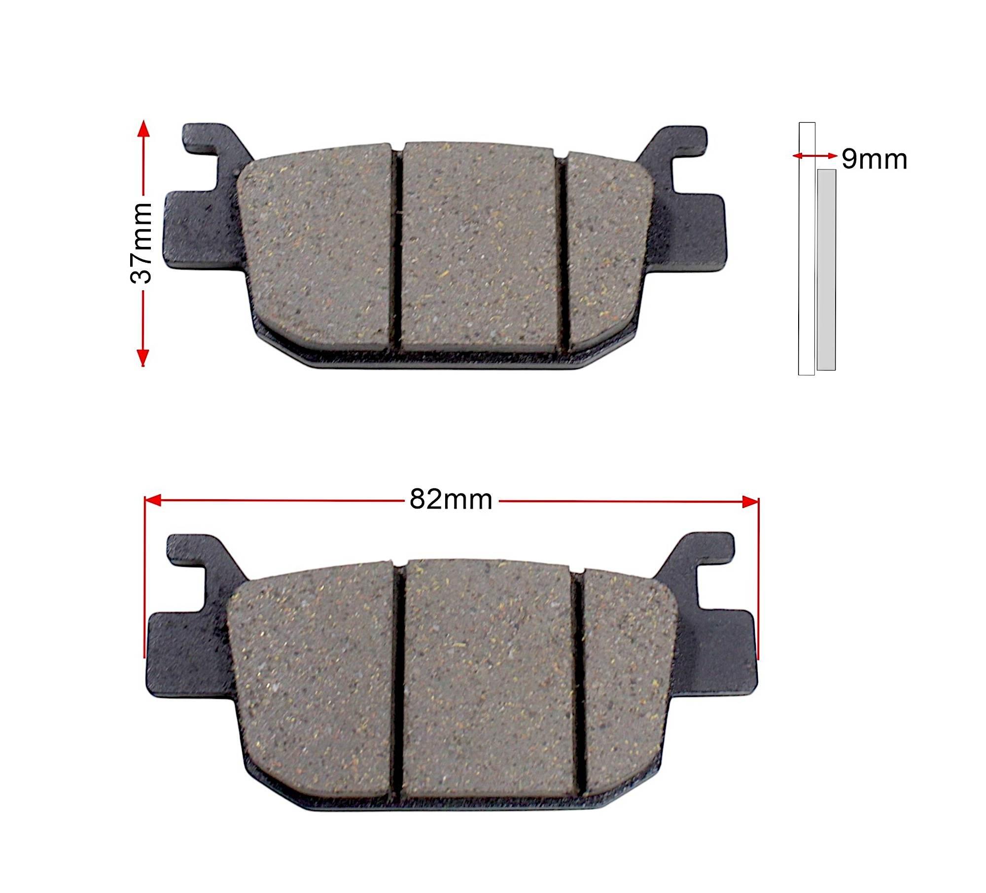 Klocki hamulcowe tylne mtx125 55110L810001-QJ - zdjęcie 3