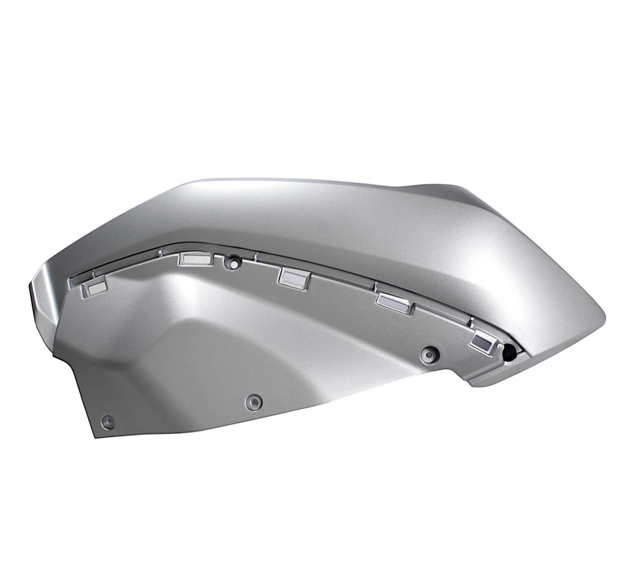 Osłona przednia lewa górna srebrna mtx125 65309L81S600-QJ