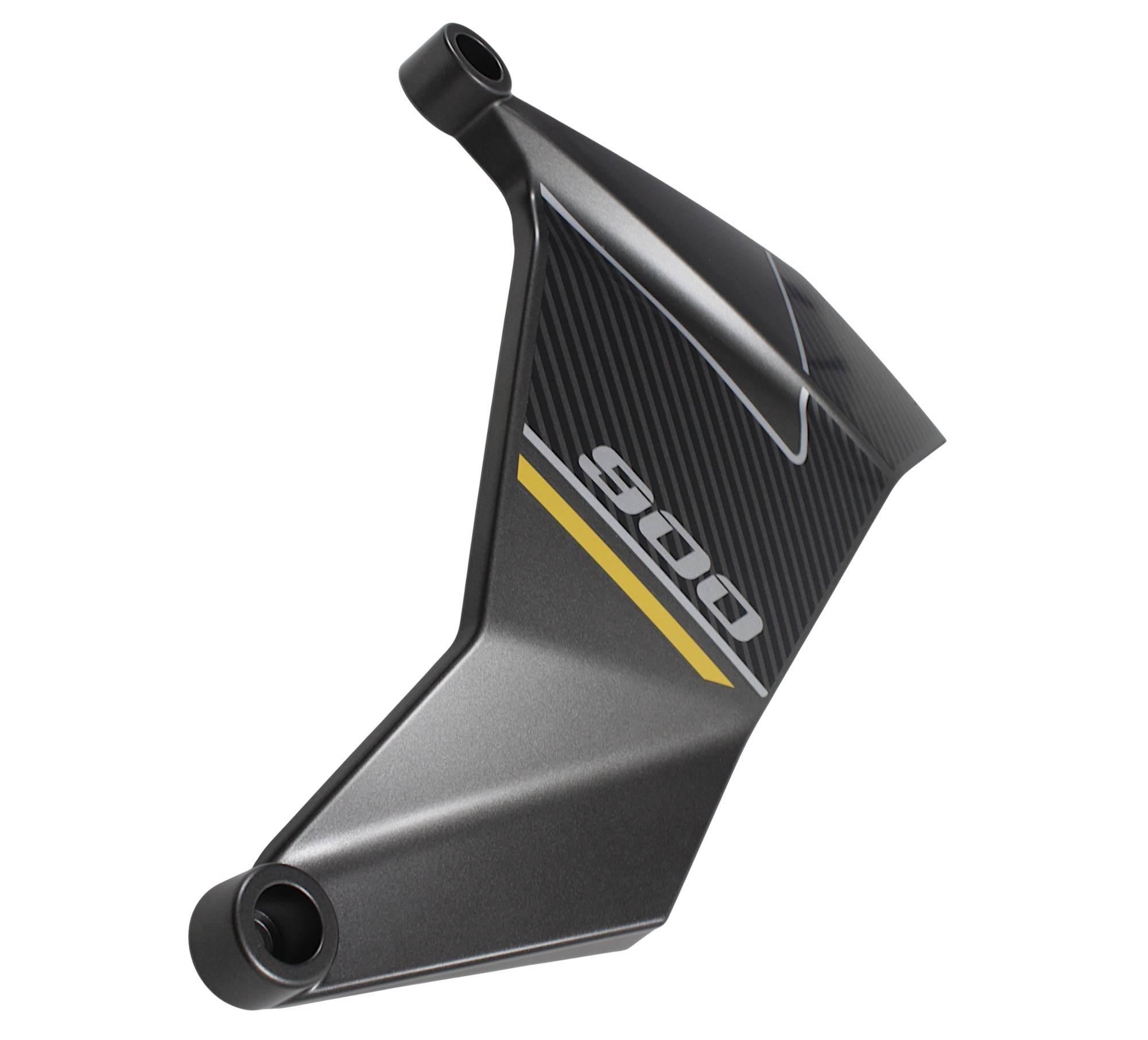 Osłona chłodnicy prawa szara srt900s srt900sx 65633P38025Z-QJ