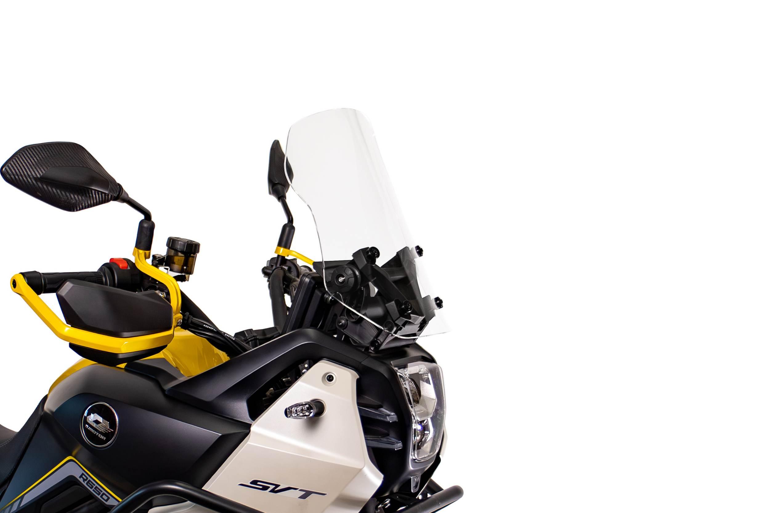 Szyba power force qjmotor svt650 40 cm przezroczysta PF 26 700 0087