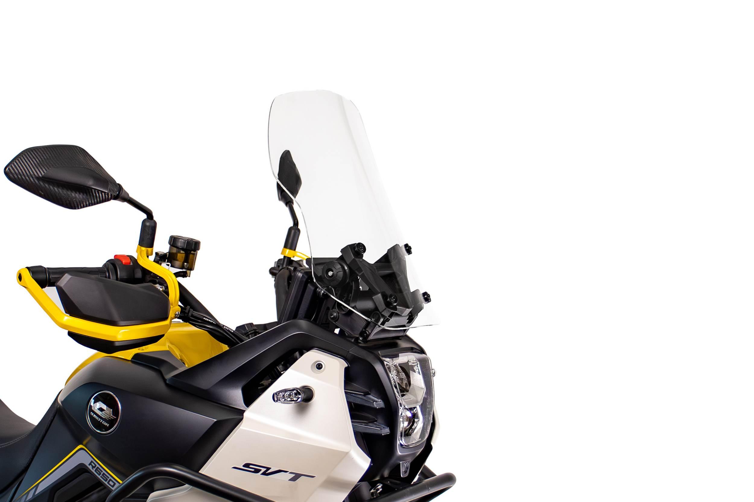 Szyba power force qjmotor svt650 45 cm przezroczysta PF 26 700 0088