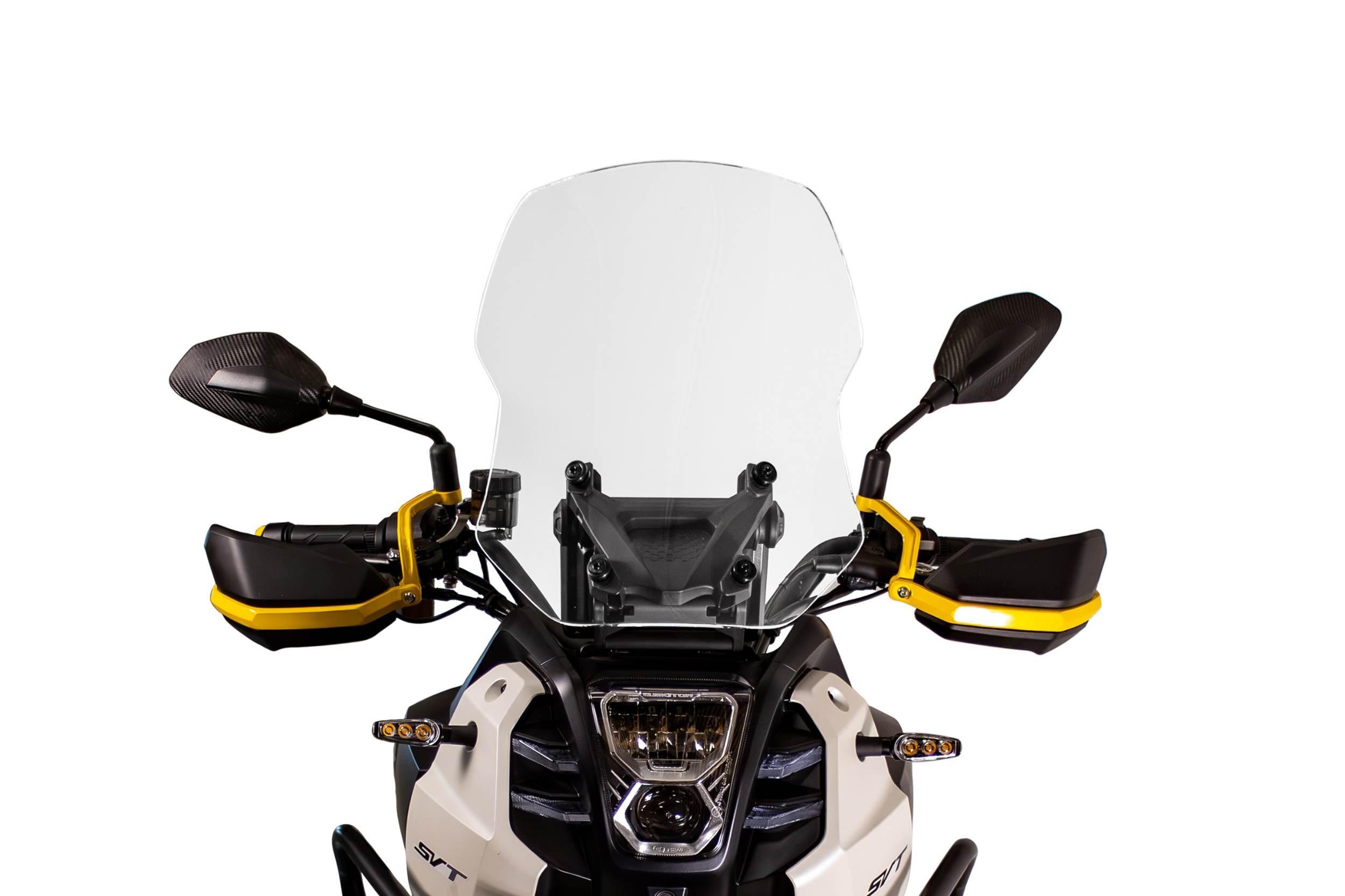 Szyba power force qjmotor svt650 45 cm przezroczysta PF 26 700 0088 - zdjęcie 2