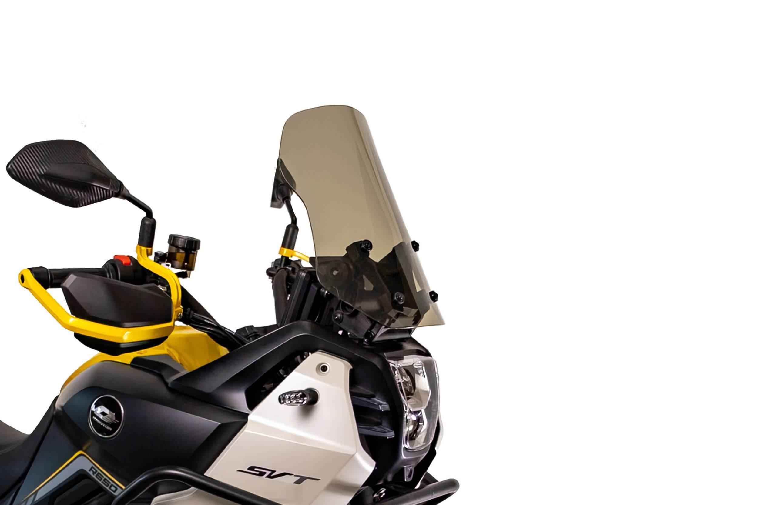 Szyba power force qjmotor svt650 40 cm lekko przyciemniona PF 26 700 0089