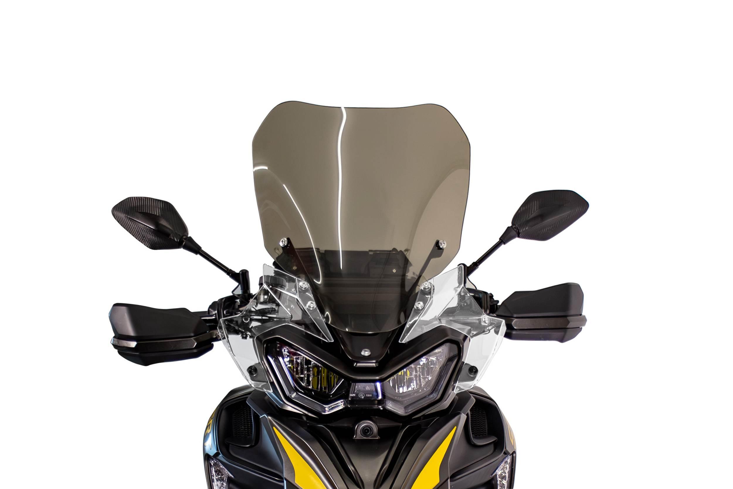 Szyba power force qjmotor srt 800/900 53cm lekko przyciemniona - zdjęcie 2
