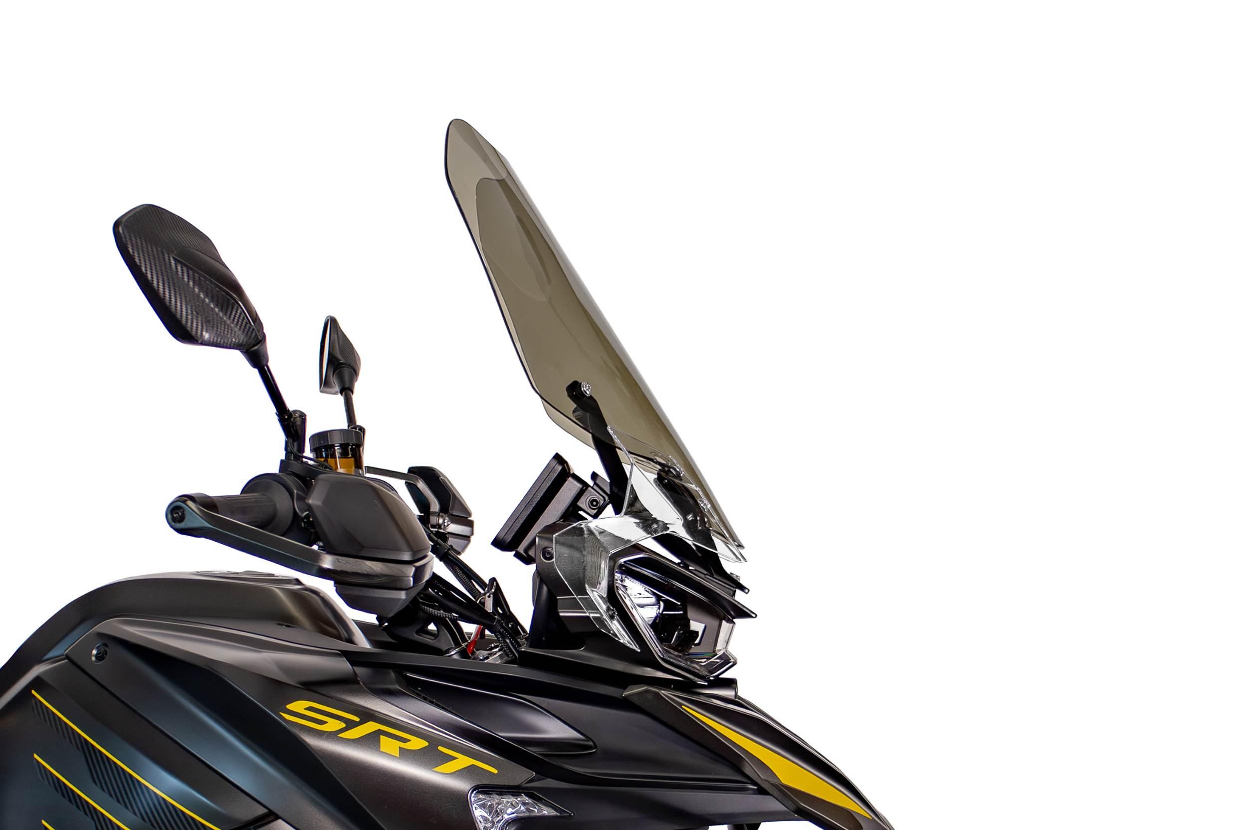 Szyba power force qjmotor srt 800/900 53cm lekko przyciemniona - zdjęcie 3