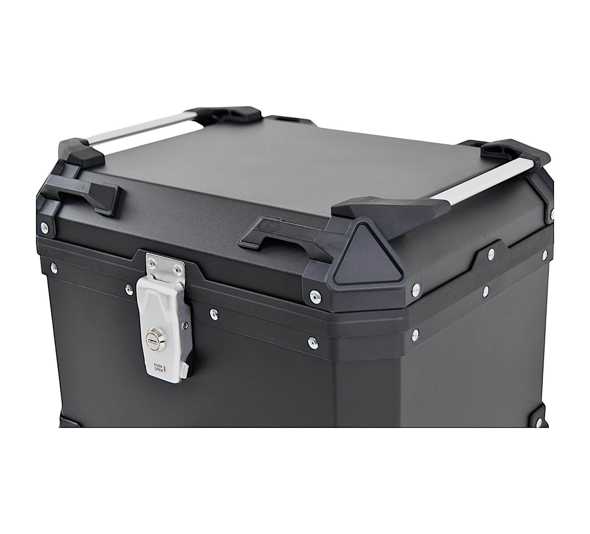 Kufer centralny aluminiowy coocase 45l czarny Q1-J2-C - zdjęcie 5