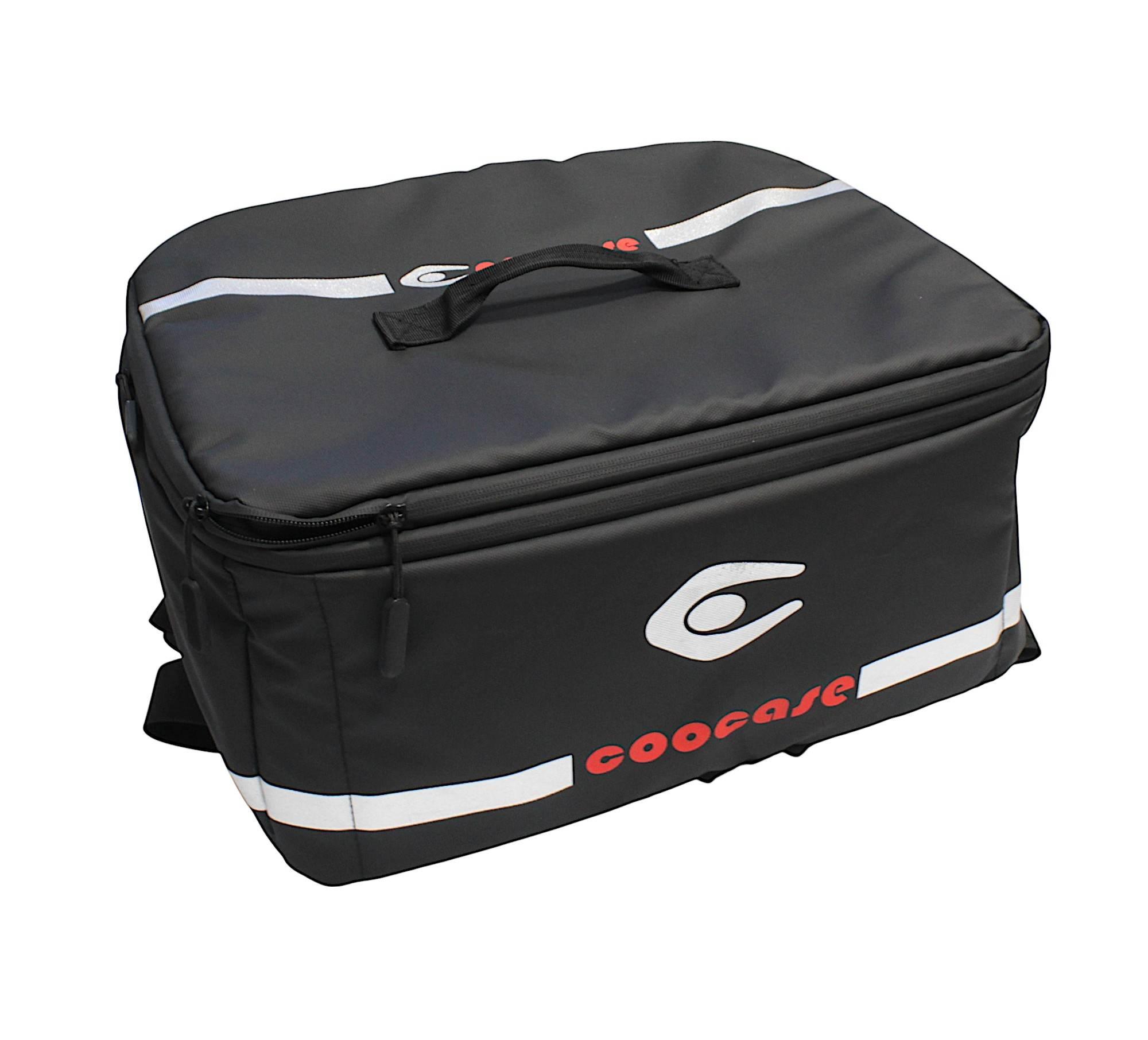 Kufer centralny aluminiowy coocase 55l szary camo z torbą wewnętrzną - zdjęcie 5