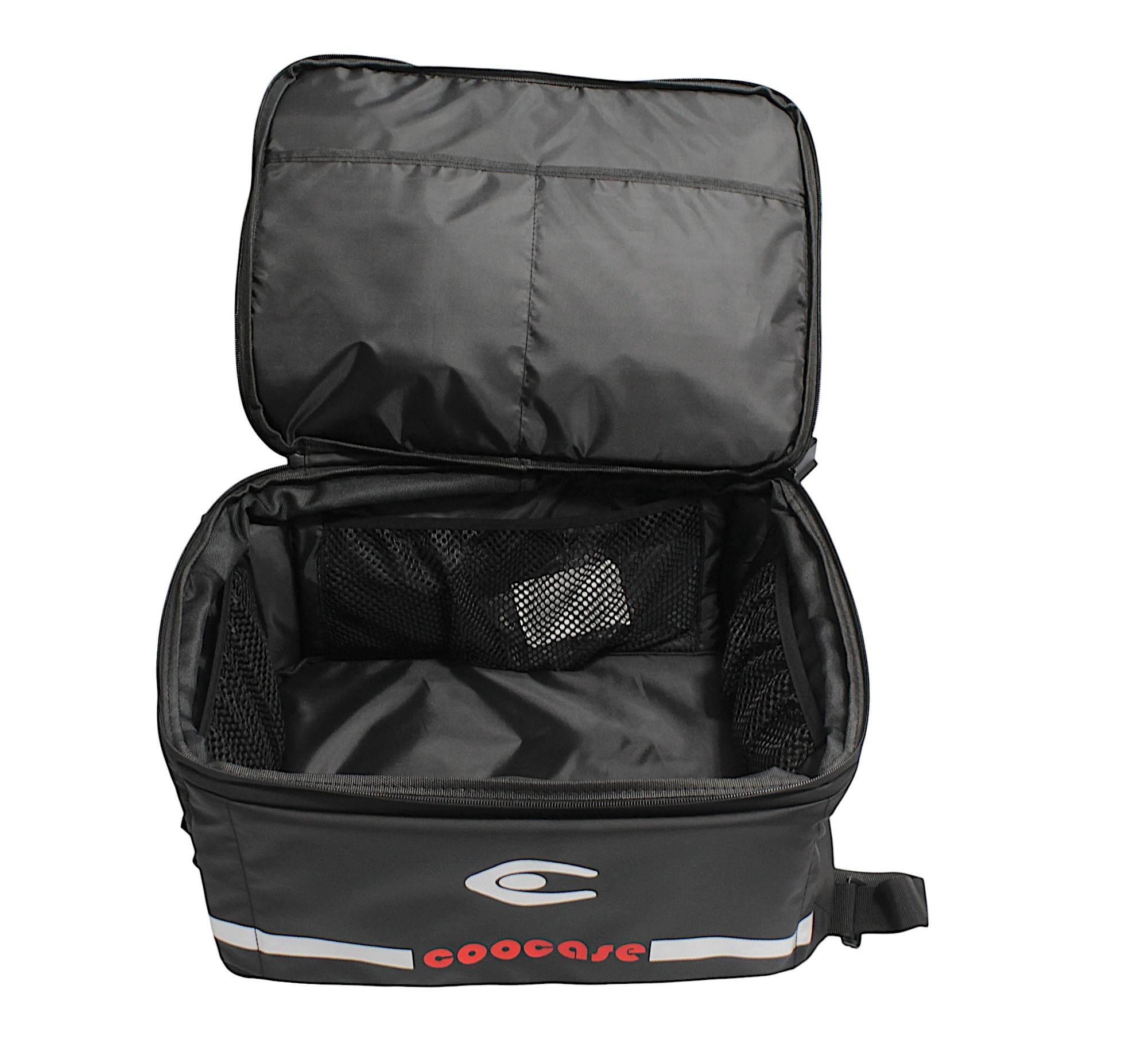 Kufer centralny aluminiowy coocase 55l szary camo z torbą wewnętrzną - zdjęcie 7
