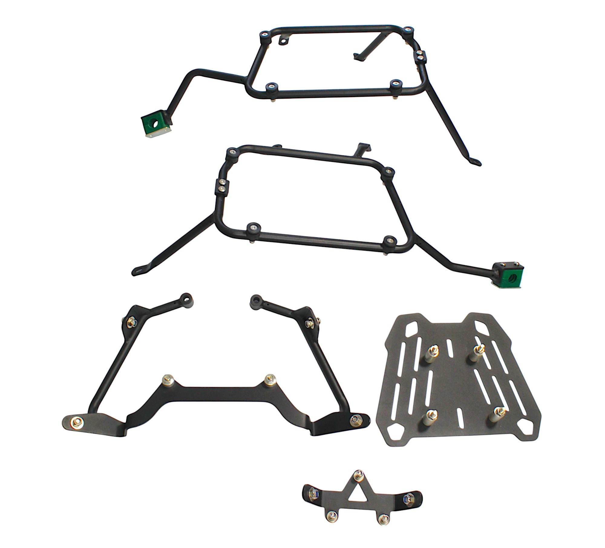 Zestaw stelaży kufer centralny + boczne coocase bmw f800gs/f850gs 2010-2021