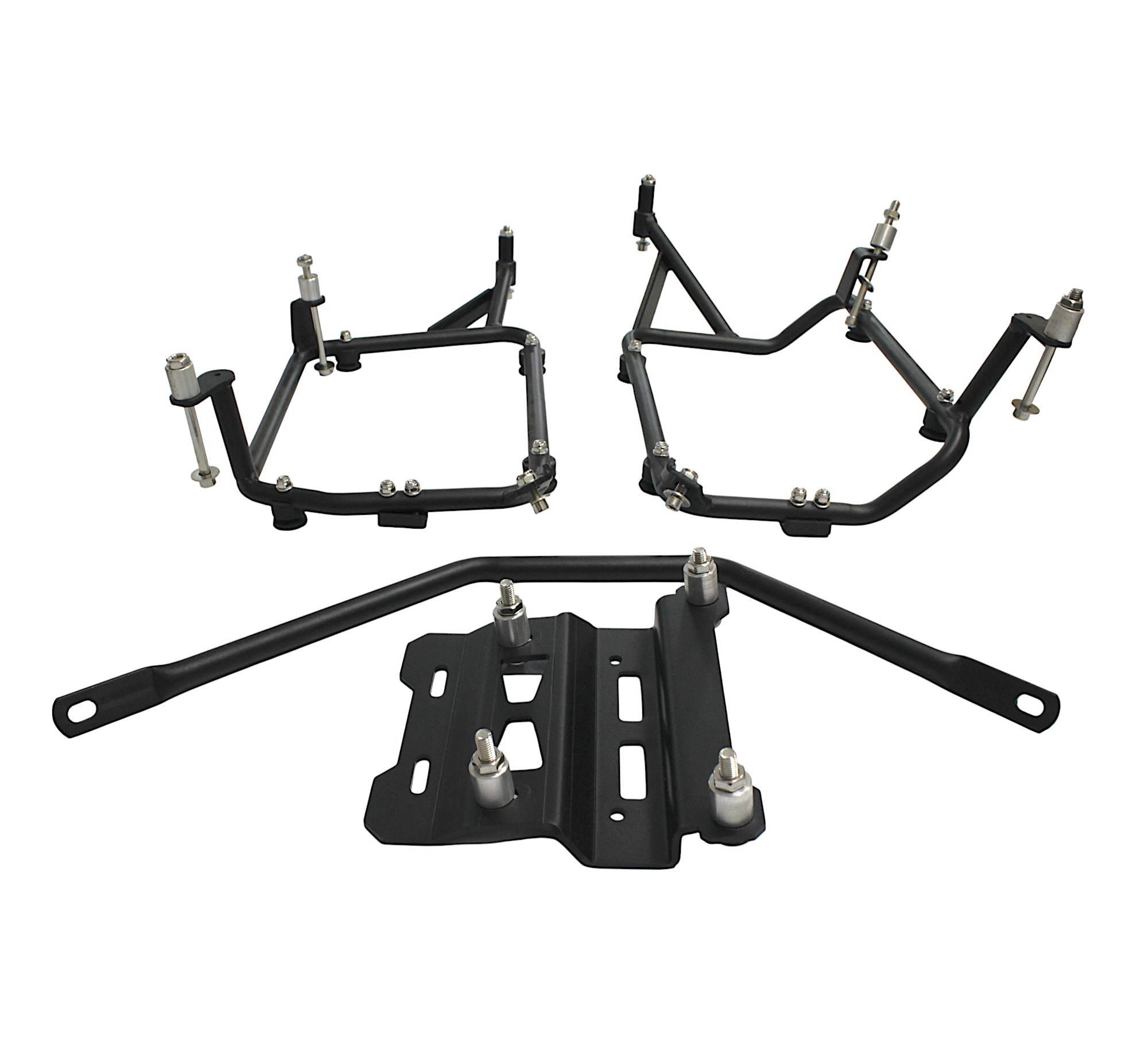 Zestaw stelaży kufer centralny + boczne coocase triumph tiger 1200/gt/gt