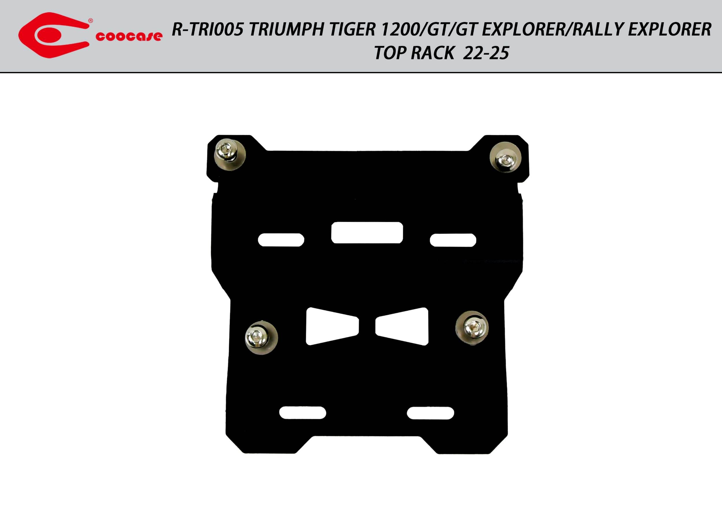 Zestaw stelaży kufer centralny + boczne coocase triumph tiger 1200/gt/gt - zdjęcie 4