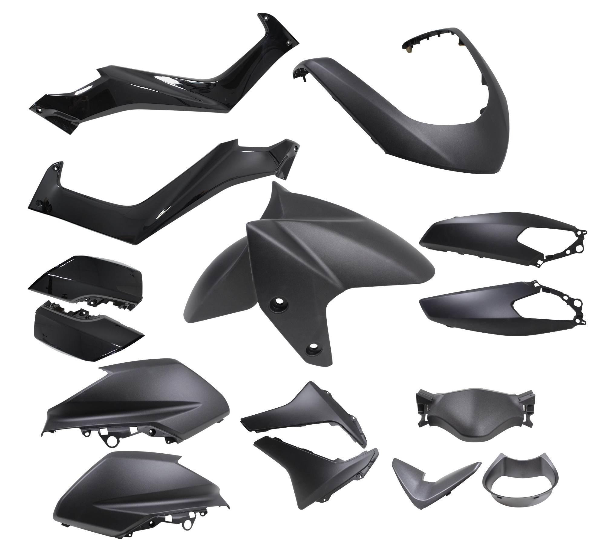 Komplet osłon plastikowych power force yamaha n-max 125 15-20 czarny