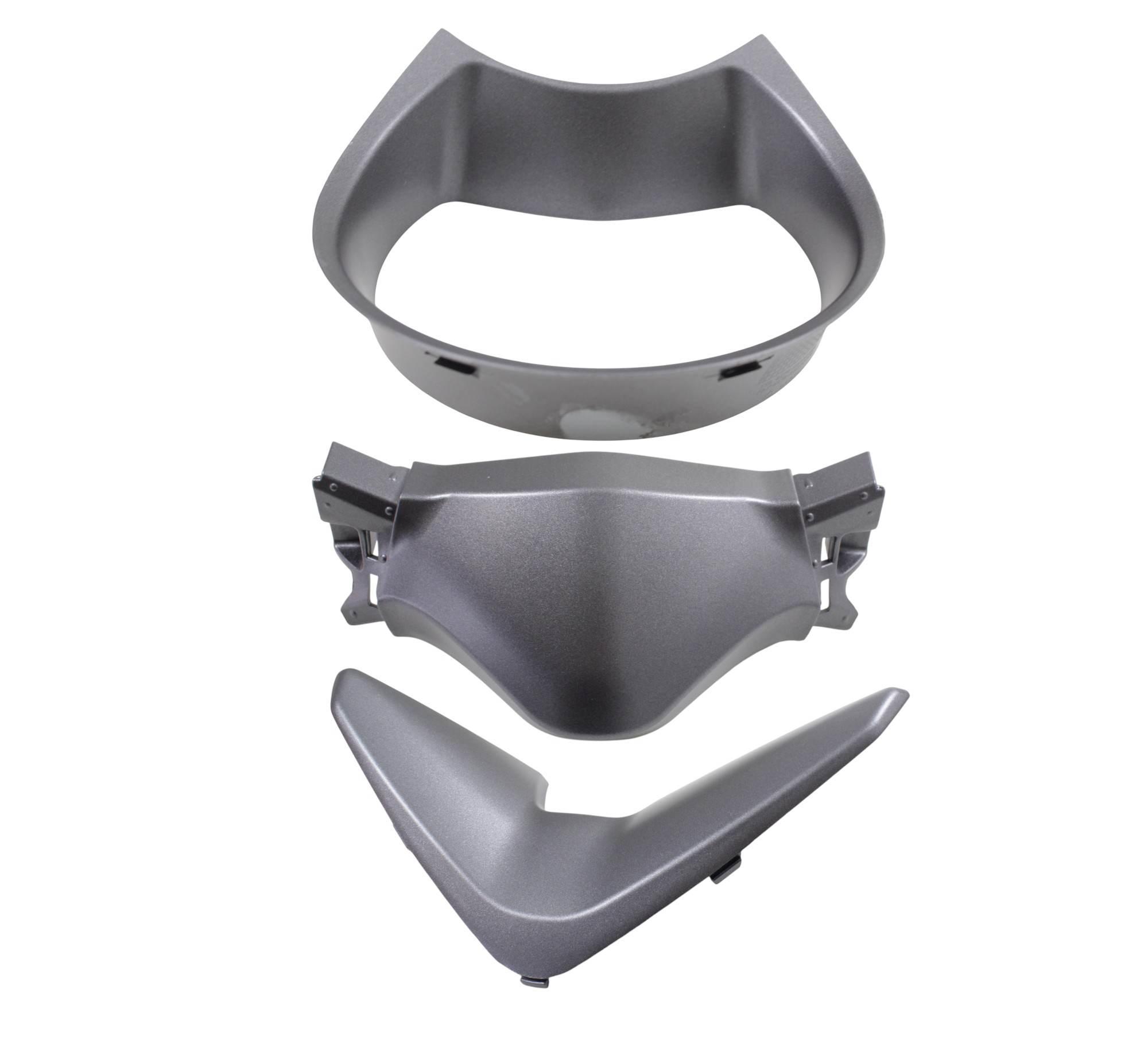 Komplet osłon plastikowych power force yamaha n-max 125 15-20 szary - zdjęcie 7