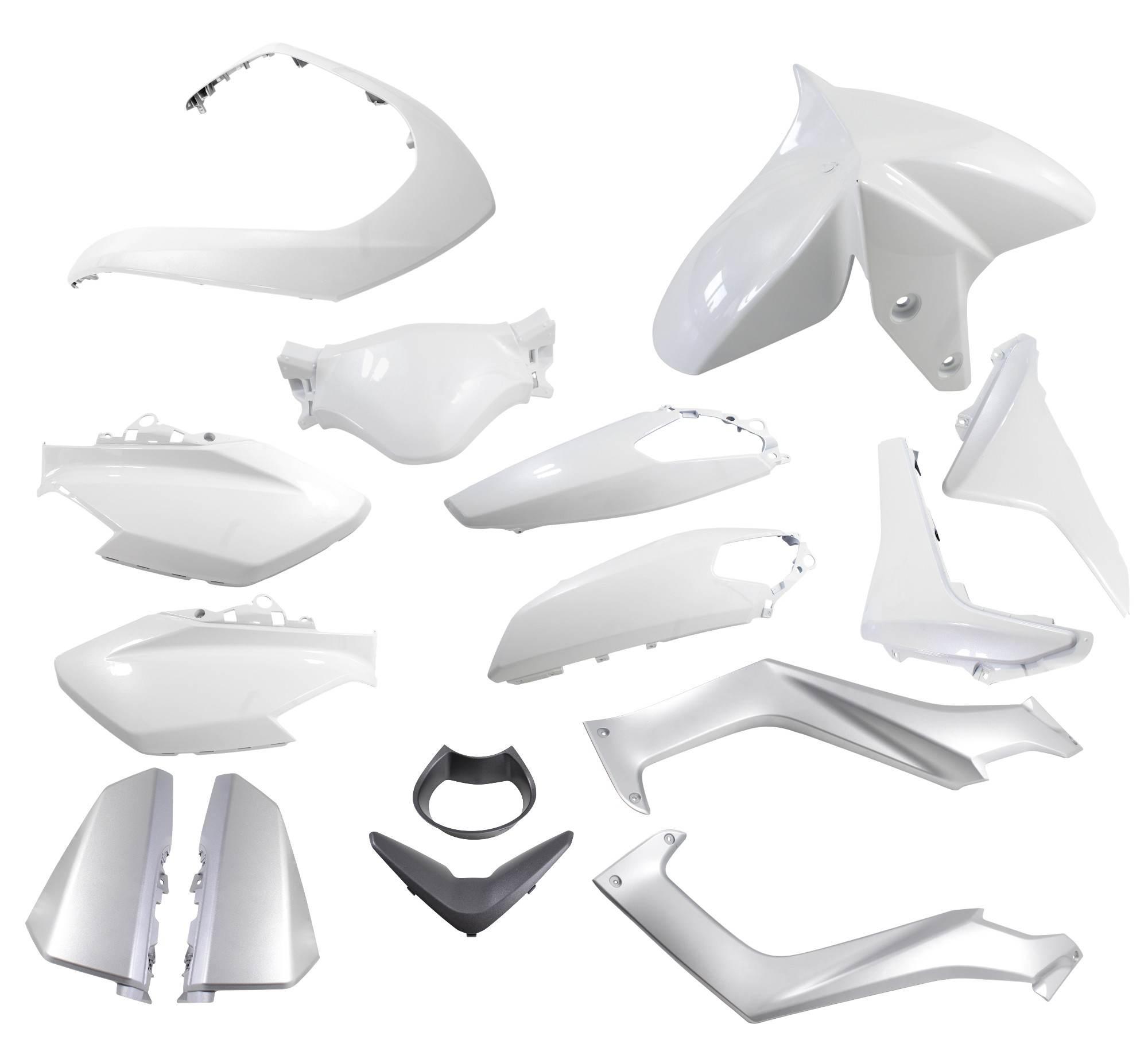 Komplet osłon plastikowych power force yamaha n-max 125 15-20 biały
