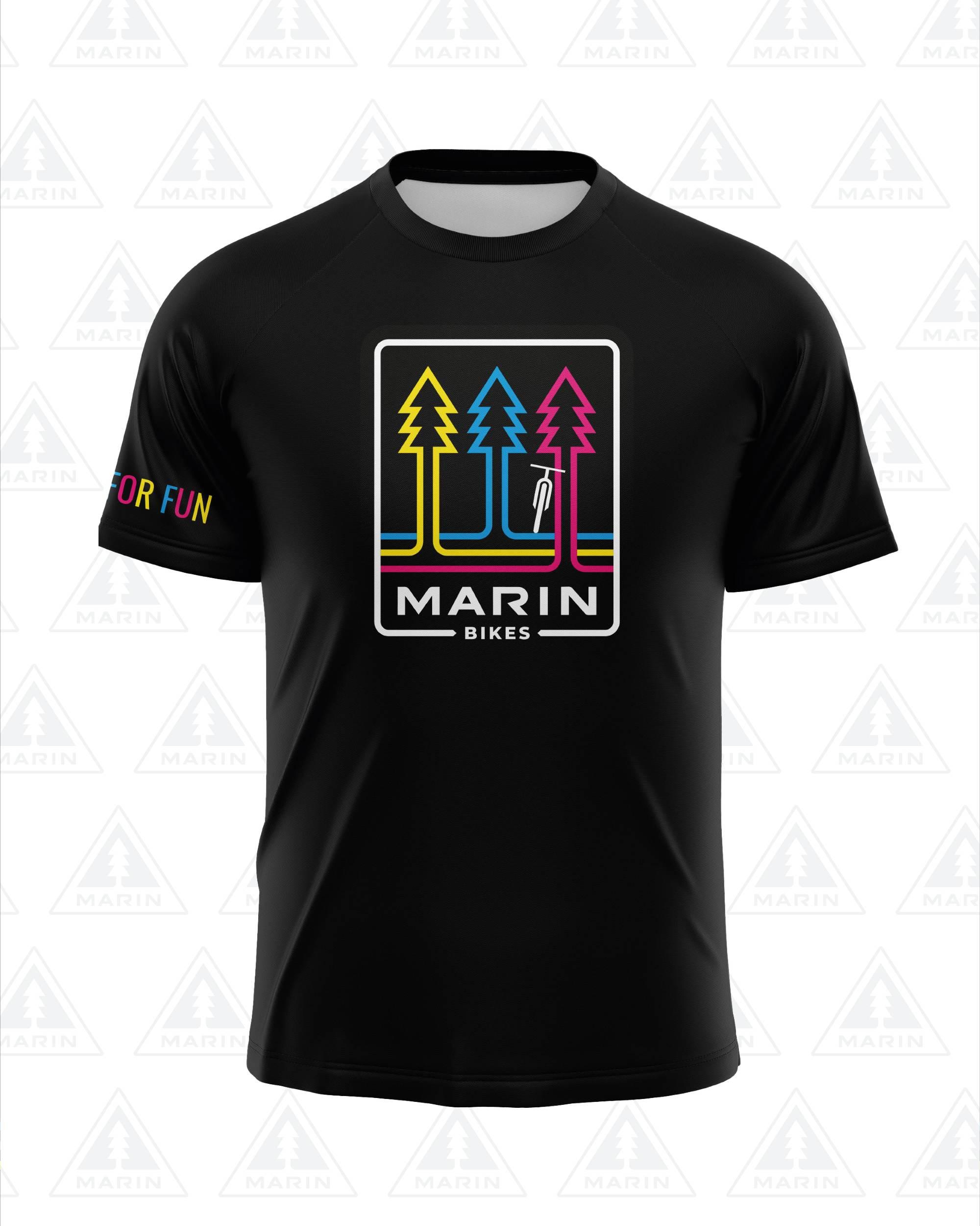 Koszulka damska marin bikes czarna l KOSZULKA ROWEROWA 1 DAMSKA L - zdjęcie 2