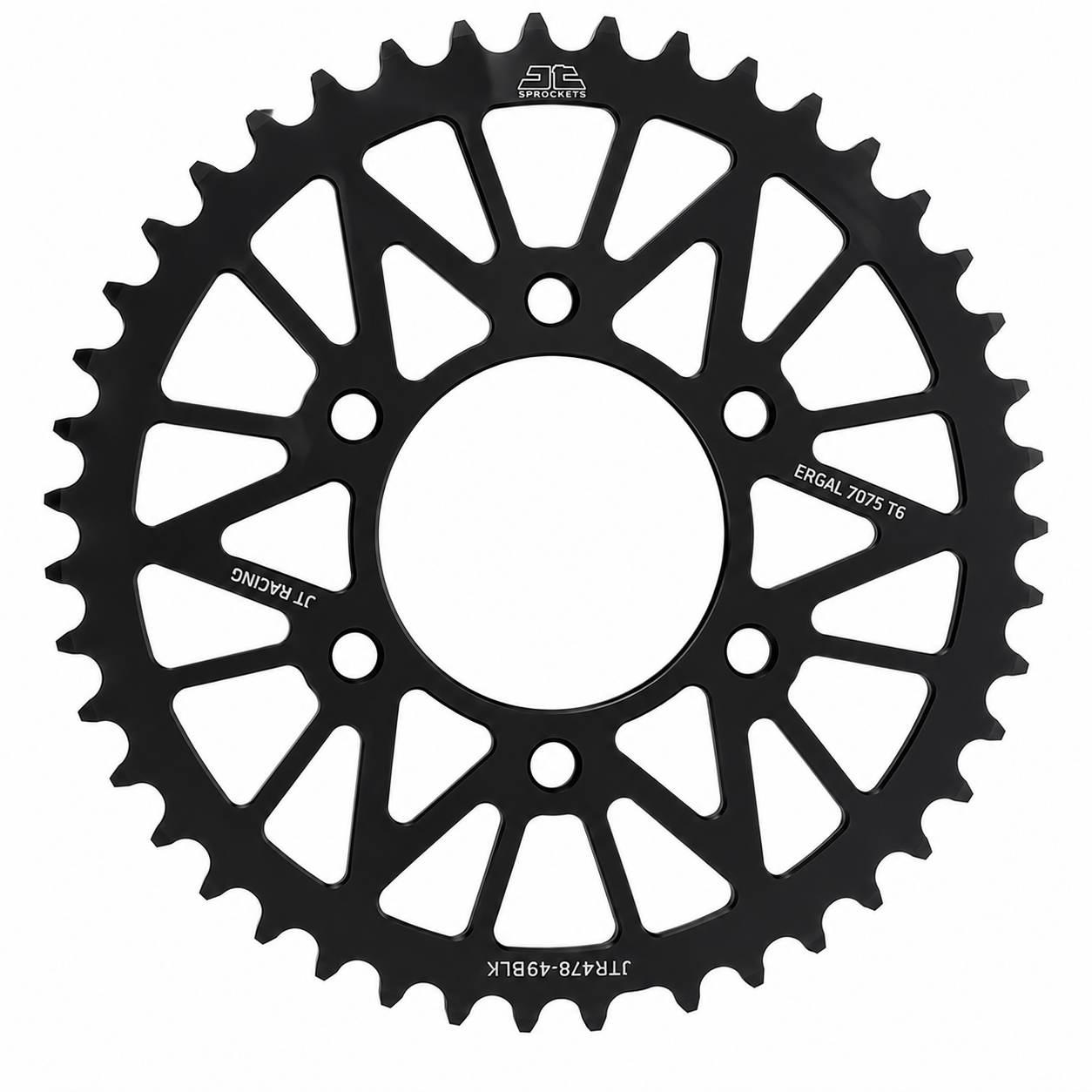 Zębatka tylna aluminiowa jta478.49blk