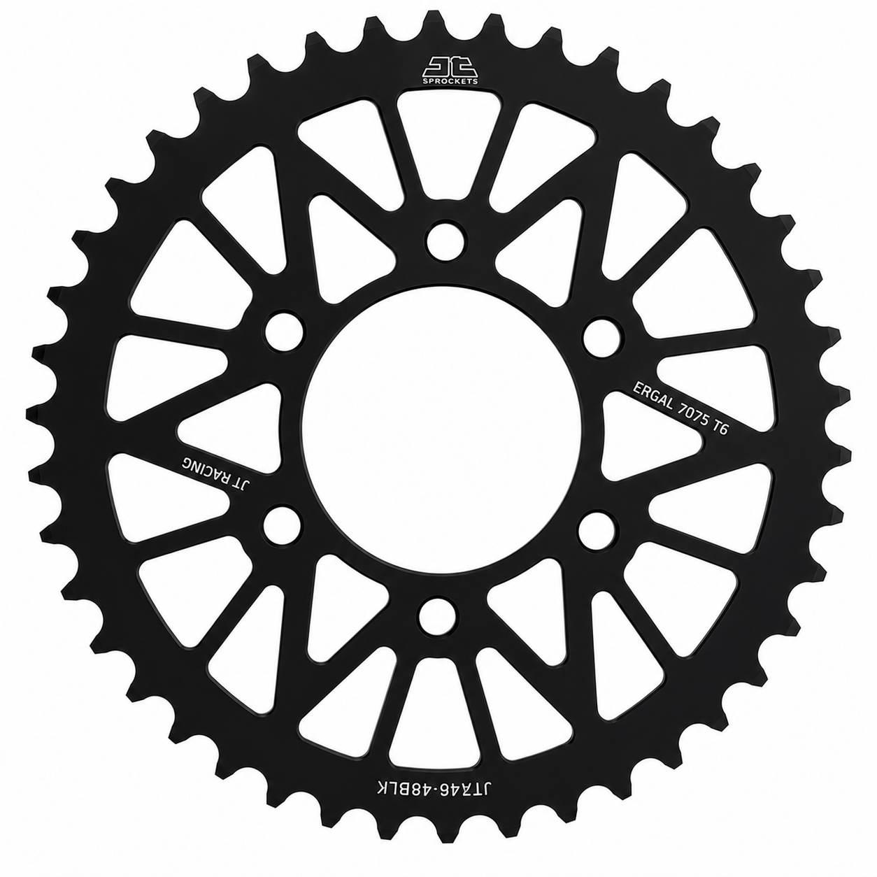 Zębatka tylna aluminiowa jta746.48blk