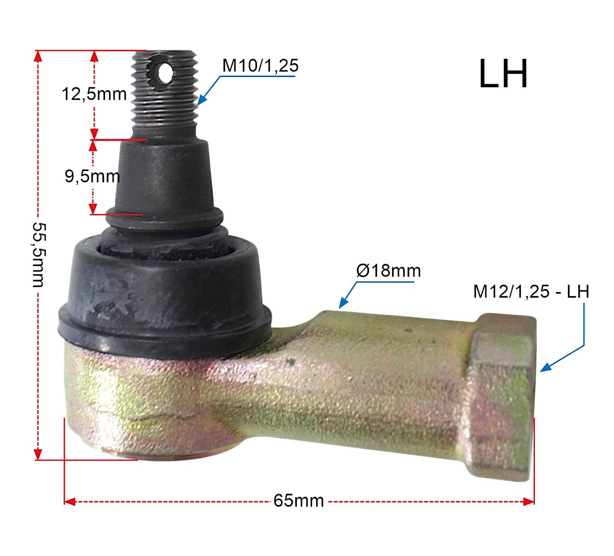 Końcówki drążków kierowniczych tekyo lewa + prawa 51-1029-lr suzuki king - zdjęcie 2