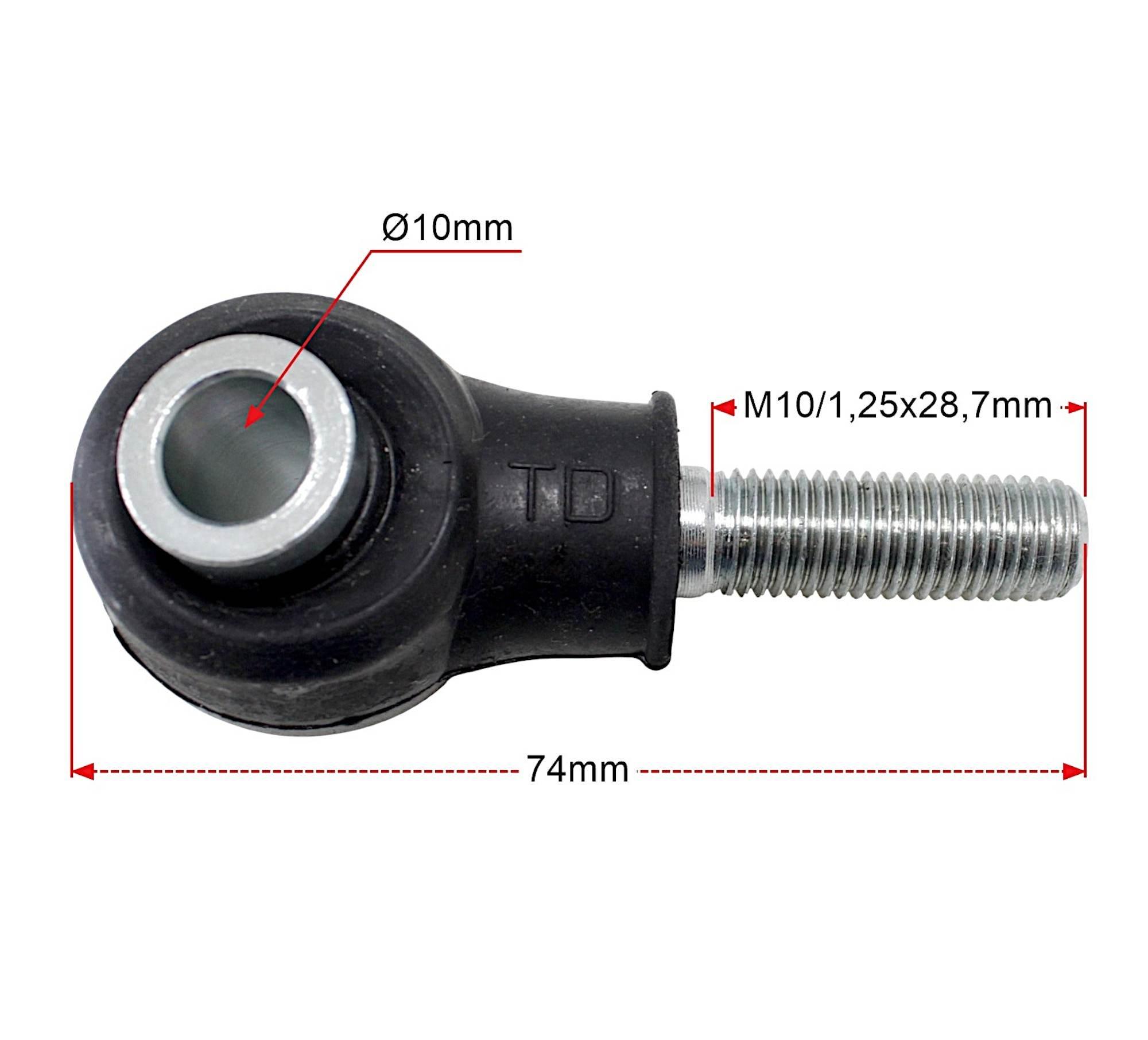 Końcówki drążków kierowniczych tekyo lewa + prawa polaris 51-1036-lr - zdjęcie 2