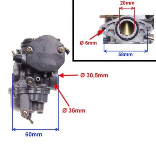 Gaźnik suzuki address katana aprilia sr woda - zdjęcie 5