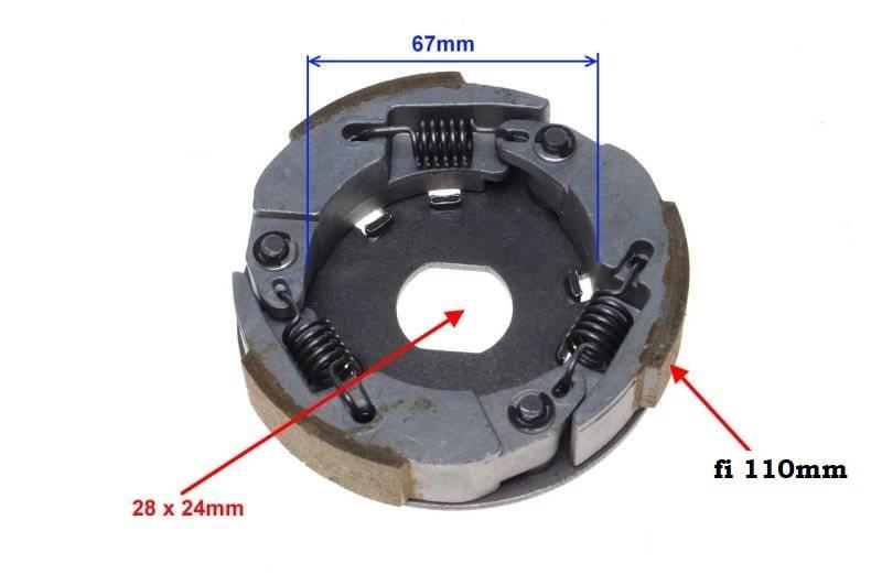 Szczęki sprzęgła tył yamaha mio | AY51803 - zdjęcie 2