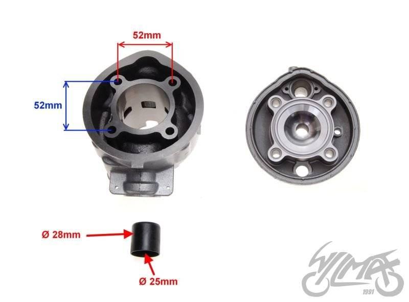 Cylinder aprilia am6 am345-90 minarelli 90 woda - zdjęcie 3