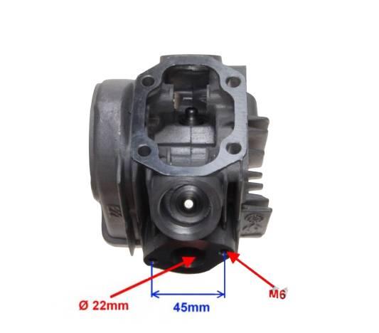Głowica cylindra 70 cc 4t czoper | AY35121 - zdjęcie 4