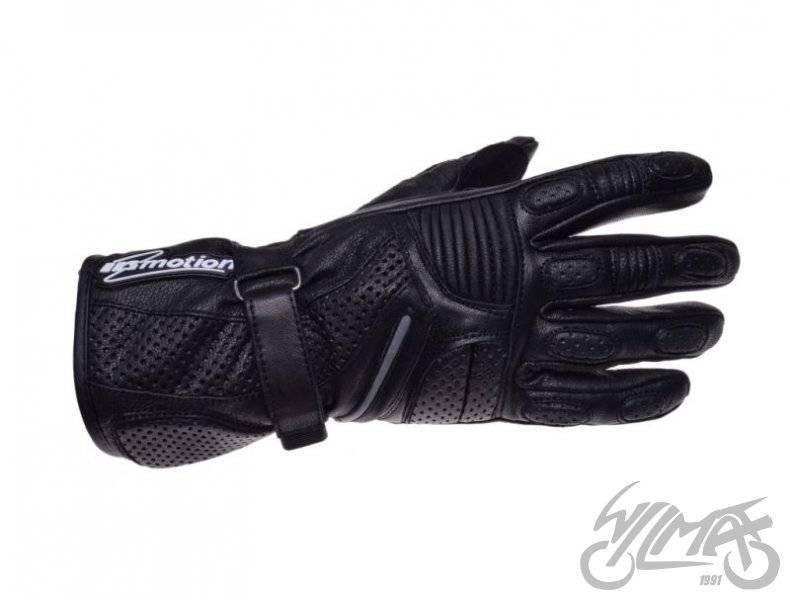 Rękawice im perforWzmoc.dł.czarno siwe xs - zdjęcie 2