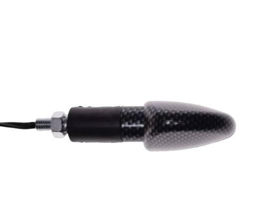 Kierunkowskaz carbon biały klosz led | AM1329 - zdjęcie 3