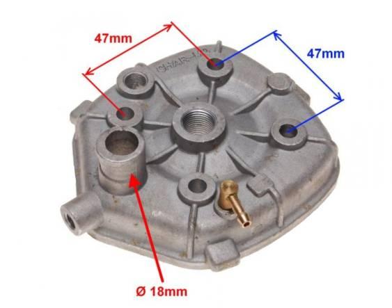Głowica cylindra piaggio 70cc woda | AY340411 - zdjęcie 3