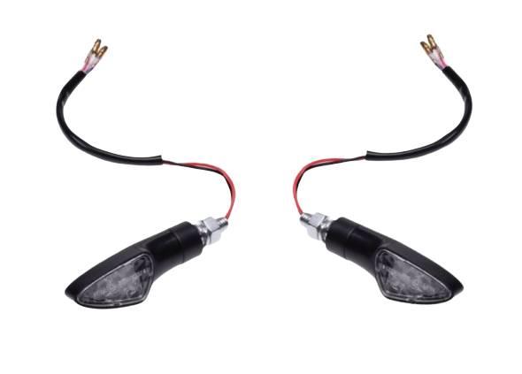 Kierunkowskaz czarny biały klosz led | AM1372