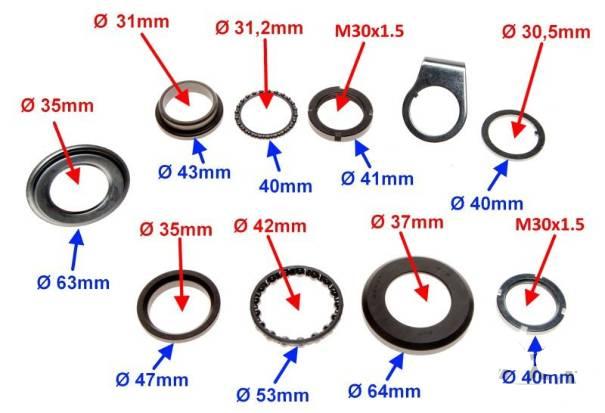 Łożyskowanie kierownicy piaggio fly 125/50 - zdjęcie 2