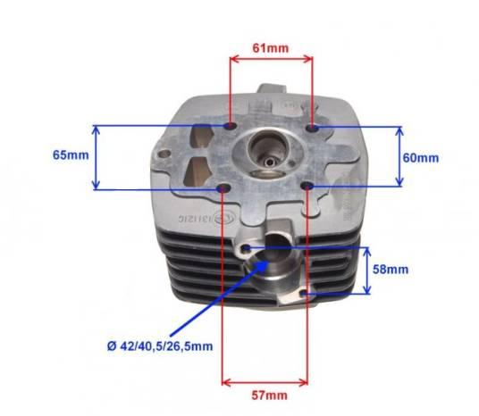 Głowica cylindra shineray xy125-10d | ZQG0040 - zdjęcie 4