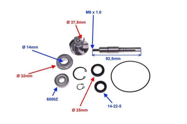Pompa cieczy honda sh chiocciola 125/150 - zdjęcie 3