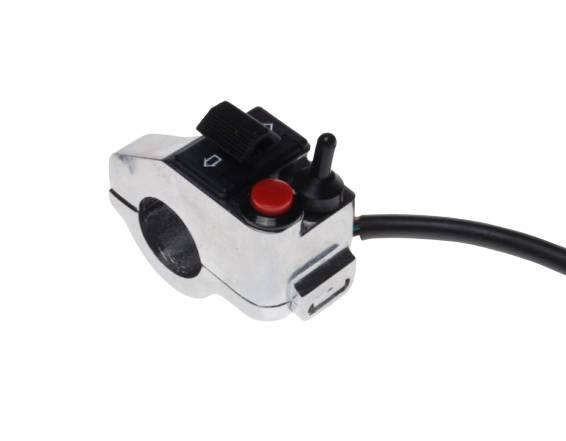 Przełącznik kierunkowskazów chrom | AW5192 - zdjęcie 3