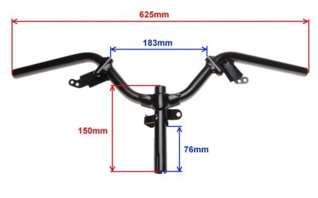 Kierownica piaggio zip | PZIP5601 - zdjęcie 3