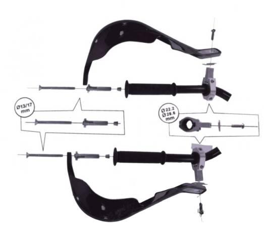 Osłona dłoni enduro pomarańczowe | AW52555 - zdjęcie 4