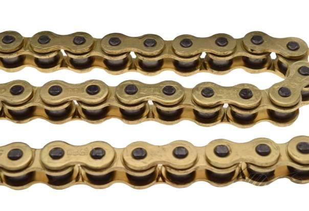 Łańcuch napędowy 130 ogniw 520 motochain złoty - zdjęcie 2