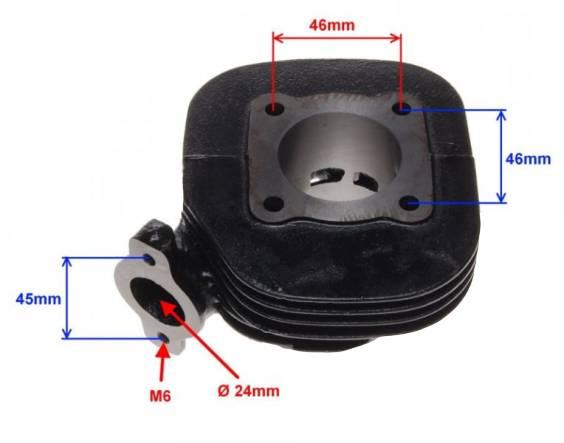 Cylinder kinroad kos z tłokiem 43mm | ZK00208 - zdjęcie 4