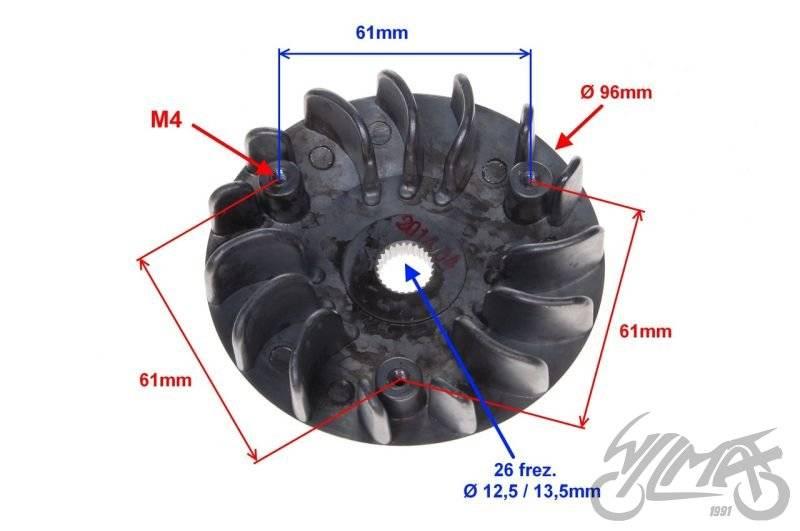 Tarcza zewnętrzna wariatora suzuki ag 50 v 100 - zdjęcie 2