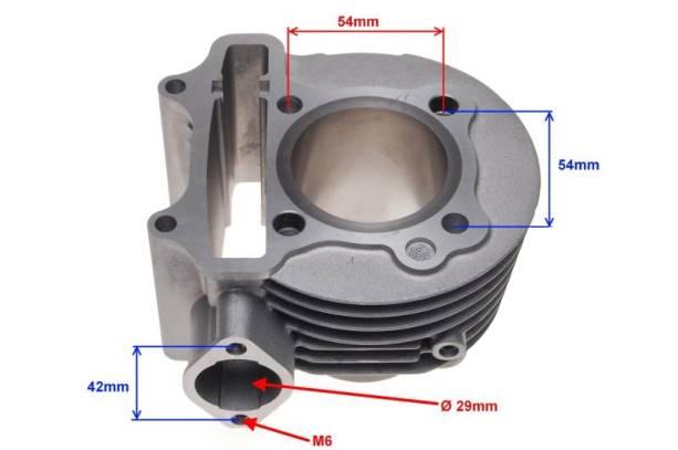 Cylinder 52,40 bez tłoka 125 gy6 4t | ZV0020 - zdjęcie 2