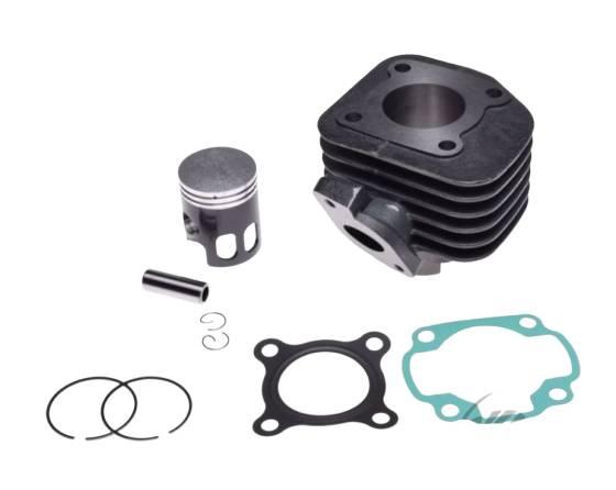 Cylinder 50 cc 2t 40,0 tłok z okienkami sworzeń 12