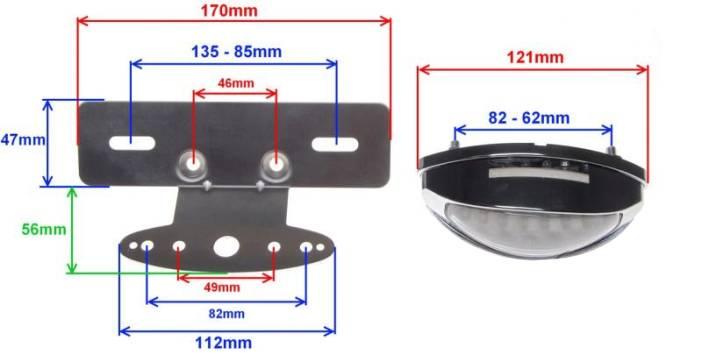 Lampa tył led z mocowaniem cn | AM9906 - zdjęcie 5