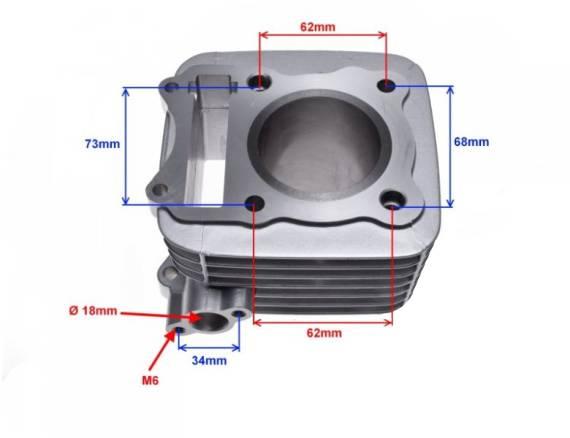 Cylinder 57,00 suzuki gn125 | SGN0020B - zdjęcie 4