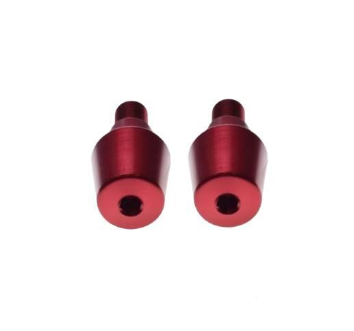 Końcówka kierownicy czerwona yamaha m16x1.5 - zdjęcie 2